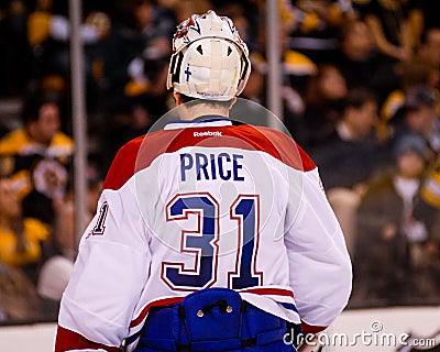 Carey Price Montreal Canadiens Editorial Stock Photo