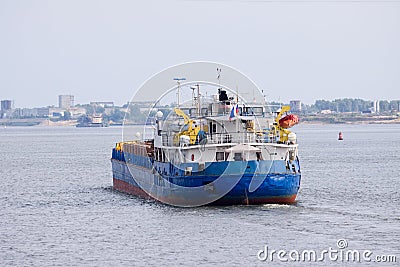 Cargo boat Stock Photo