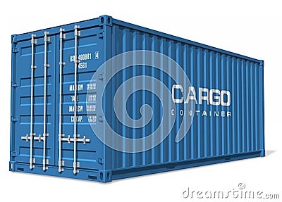 Cargo container Stock Photo