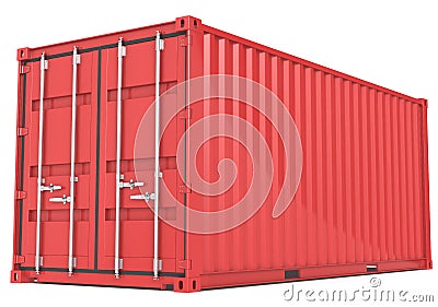 Cargo Container. Stock Photo