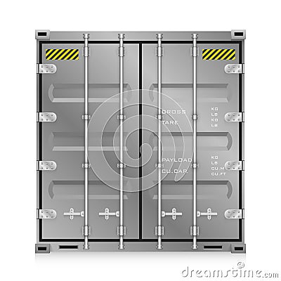 Cargo Container Vector Vector Illustration