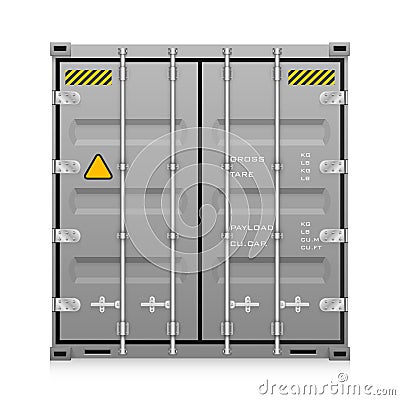 Cargo Container Vector Vector Illustration