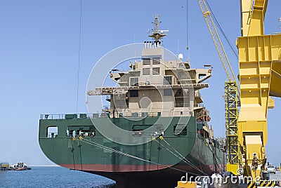 Cargo Ship Stock Photo