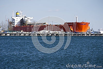 Cargo Ship Editorial Stock Photo