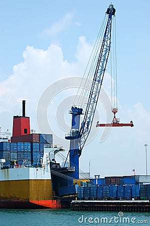 Cargo Ship Stock Photo