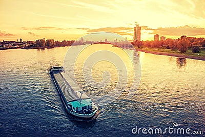 Cargo ship Stock Photo