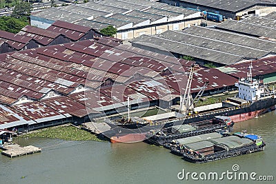 Cargo ship Stock Photo