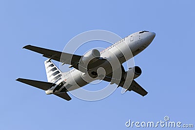 Cargo 737 on take off Editorial Stock Photo