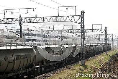 Cargo Train Stock Photo