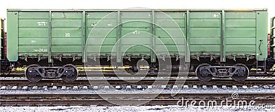 Cargo train container Stock Photo