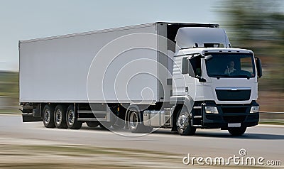 Cargo Truck Stock Photo