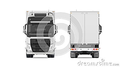 Cargo Truck Stock Photo