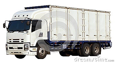 The cargo truck Stock Photo