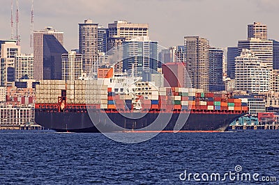 Cargo for the USA Stock Photo