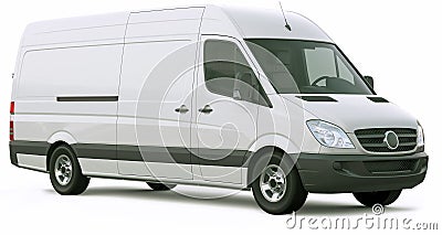 Cargo van car Stock Photo