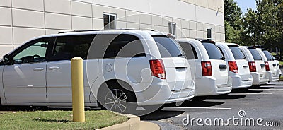 Cargo Vans Editorial Stock Photo