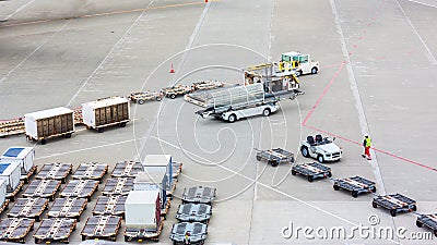 Cargo on vehicle Stock Photo