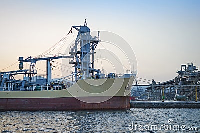 Cargo vessel Stock Photo