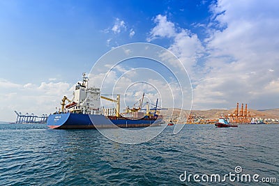 Cargo vessel Editorial Stock Photo