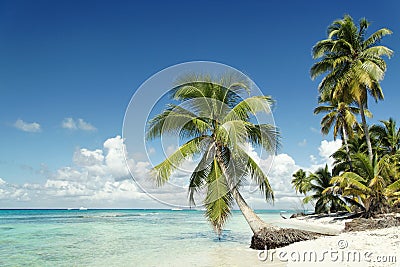 Caribbean beach Stock Photo