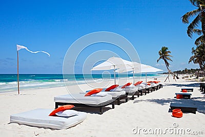 Caribbean coast Stock Photo