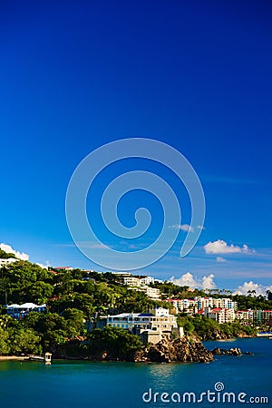 Caribbean Cruise Sunset Stock Photo