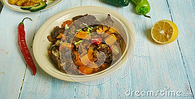 Caribbean Guyanese Pepperpot Stock Photo