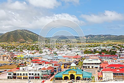 Caribbean island St. Kitts Editorial Stock Photo