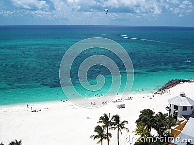 Caribbean Resort Beach Stock Photo