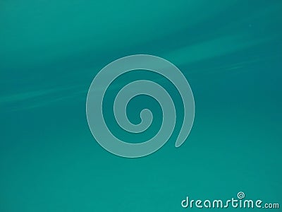 Caribbean Underwater Scene Of Aqua Water On Island Of St John, USVI