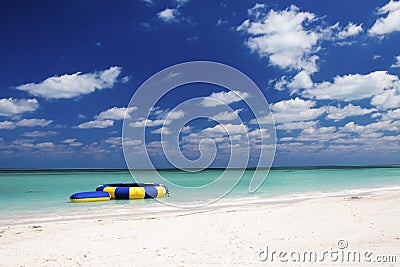 Caribbean Water Trampoline and Beach