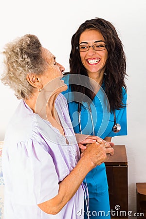 Caring Nurses Stock Photo