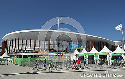 Carioca Arena 3 at the Olympic Park in Rio de Janeiro. Editorial Stock Photo