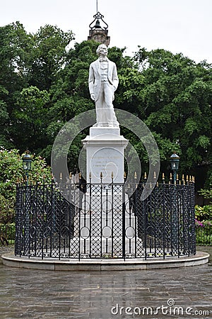 Carlos Manuel de Cespedes Statue in Cuba Editorial Stock Photo