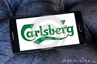 Carlsberg logo Editorial Stock Photo