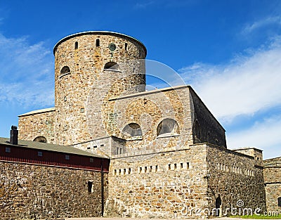 Carlsten fort 2 on the island marstrand Stock Photo