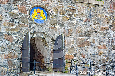 Carlsten fortress in Marstrand, western Sweden Stock Photo