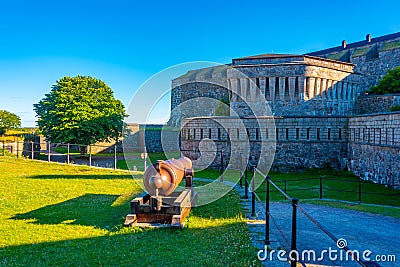 Carlsten fortress in Swedish town Marstrand Stock Photo