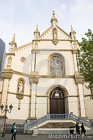 Carmelite Church, Brussels, Belgium Editorial Stock Photo