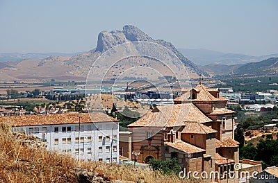 Carmen church, Antequera. Editorial Stock Photo