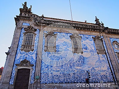 Carmo Church in Porto Stock Photo