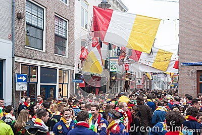 Carnaval in the City of Den Bosch Editorial Stock Photo