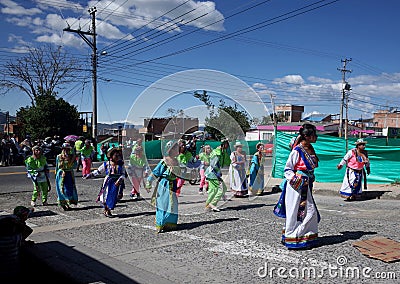 Carnaval de Blancos y Negros Editorial Stock Photo