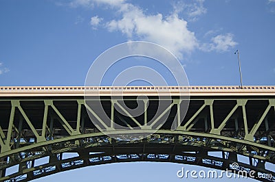 Carnegie Bridge Stock Photo