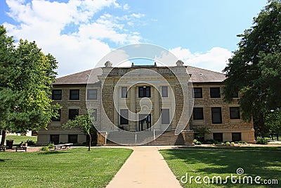 Carnegie Hall - Washburn University Stock Photo