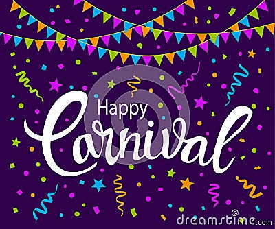 Carnival abstract background Vector Illustration