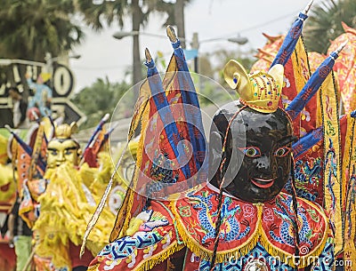 Carnival Asian Characters Editorial Stock Photo