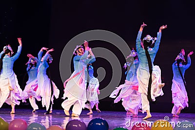 Carnival-Beijing Opera Dance Editorial Stock Photo
