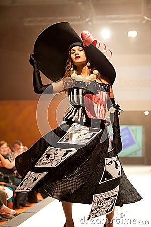 Carnival Fashion Week Editorial Stock Photo