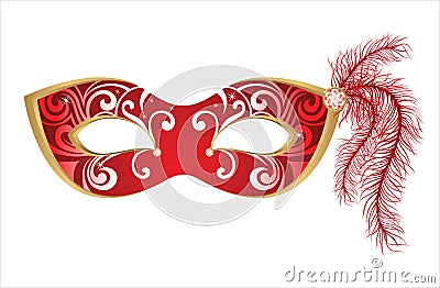 Carnival mask Vector Illustration